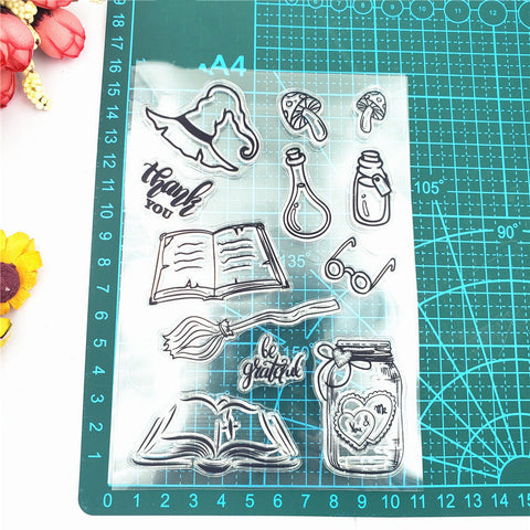 Inlovearts Witch Magic Clear Stamps