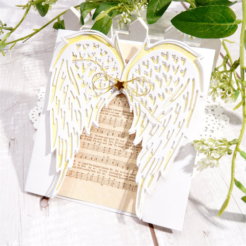 Inlovearts Feathered Wings Cutting Dies