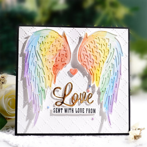 Inlovearts Feathered Wings Cutting Dies