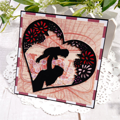 Inlovearts Mom & Baby Love Border Cutting Dies
