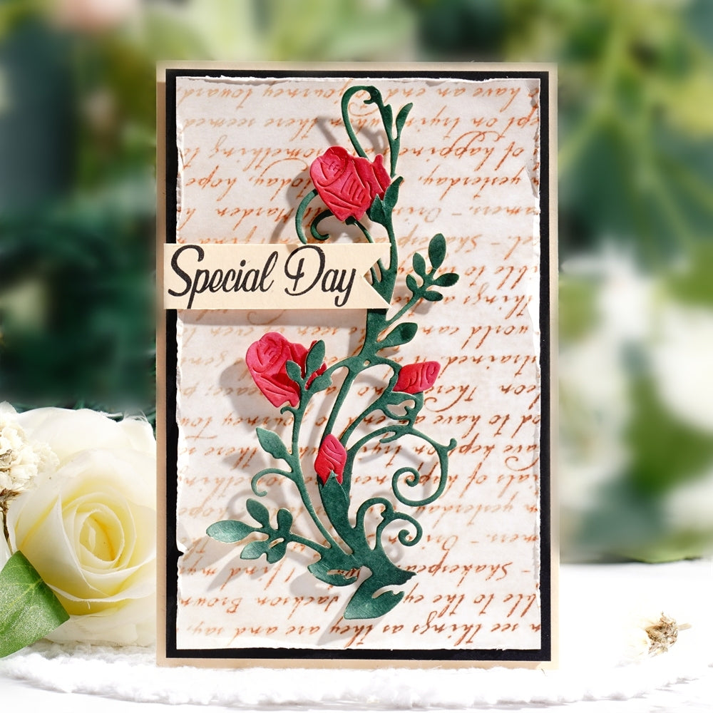 Inlovearts Thorny Rose Cutting Dies