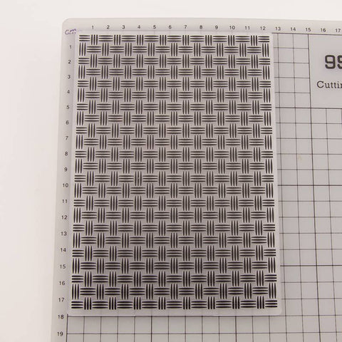 Inlovearts Weave Pattern Emboss Folder