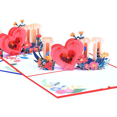 3D Pop Up Characters For Valentine's Day Card Card