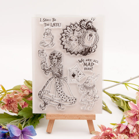 Inlovearts Alice in Wonderland Clear Stamps