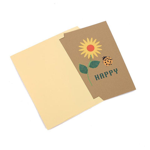Inloveartshop Flowers And Insects 3D Card