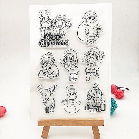 Inlovearts Merry Christmas Clear Stamps
