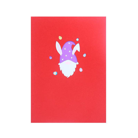 3D Pop Up Dwarf and Rabbit Greeting Card