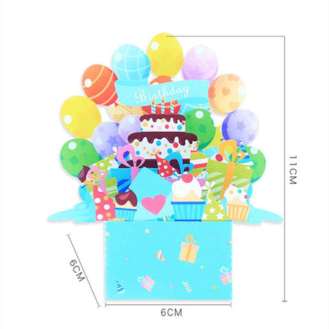 Happy Birthday Balloon Pop-up Card