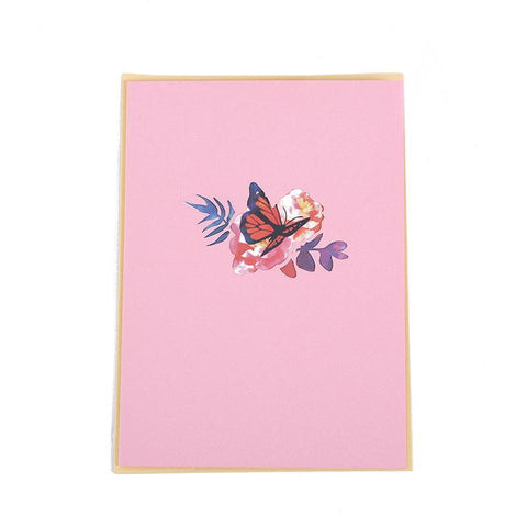 Inloveartshop Butterfly 3D Greeting Card