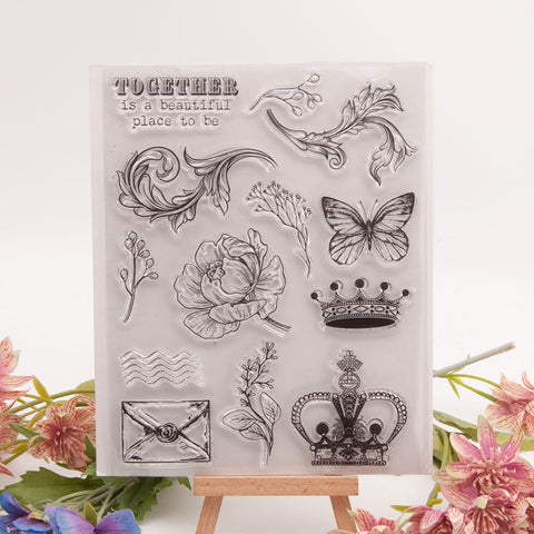 Inlovearts Nature Decor Set Clear Stamps