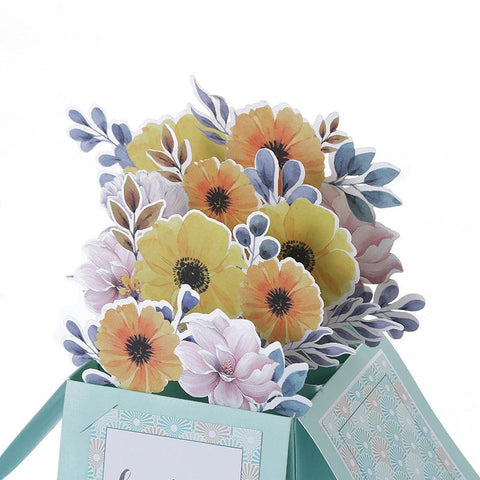 3D Pop Up Bouquet For Teacher's Day Greeting Card