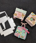 Lidded Square Mini Box  Dies - Inlovearts
