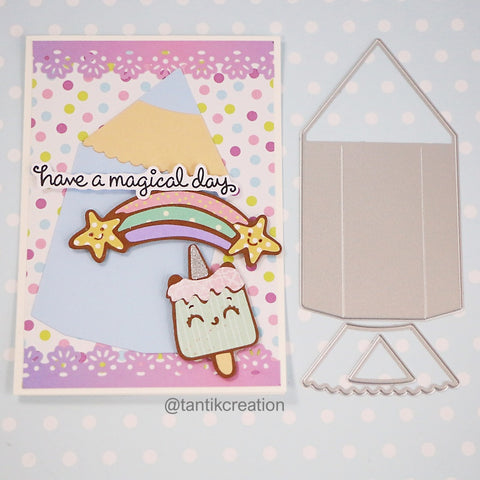 Inloveartshop Large Size Cute Pencil Cutting Dies