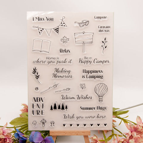 Inlovearts Summer Decor Clear Stamps