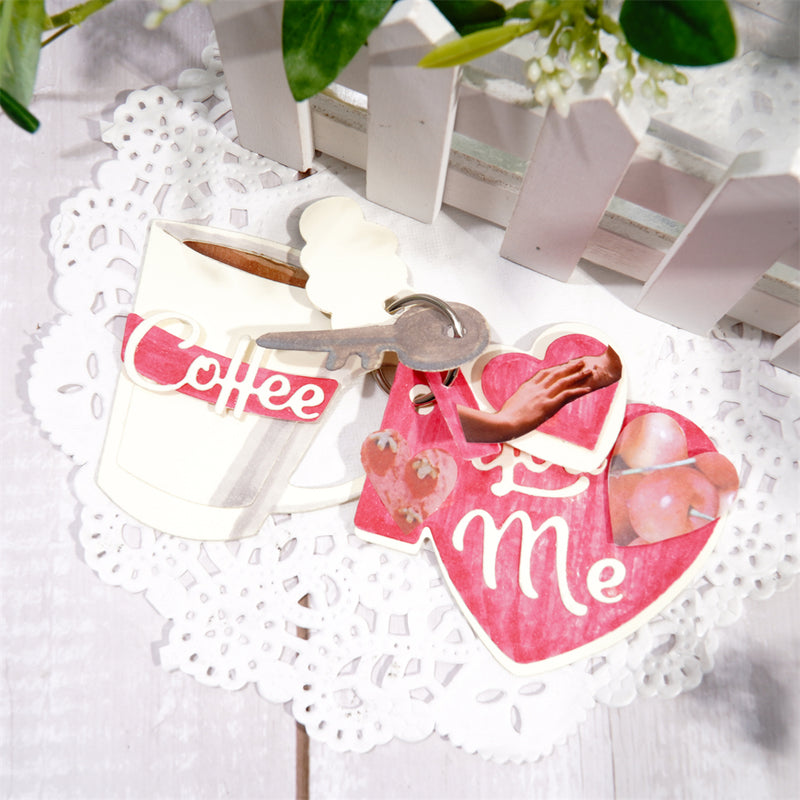 Inlovearts You and Me Coffee Cup Dies