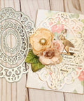 Large Size Oval Lace Frame Cutting Dies - Inlovearts