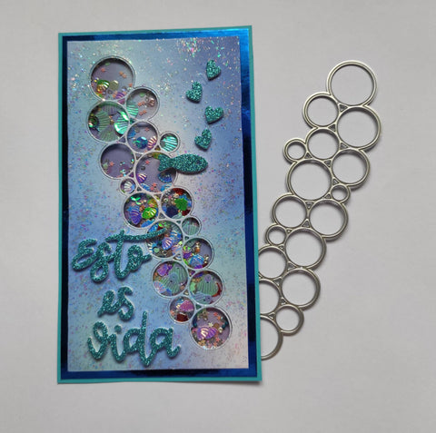 Inloveartshop Circle Bubble Border and Frame Cutting Dies