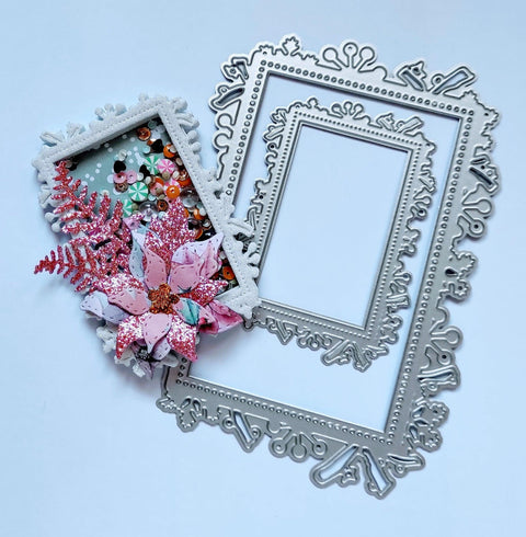Inlovearts Snowflake Frame Cutting Dies