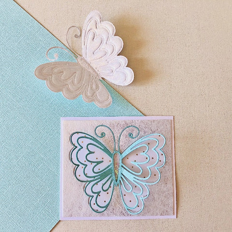 Stackable Lace Butterfly Dies - Inlovearts