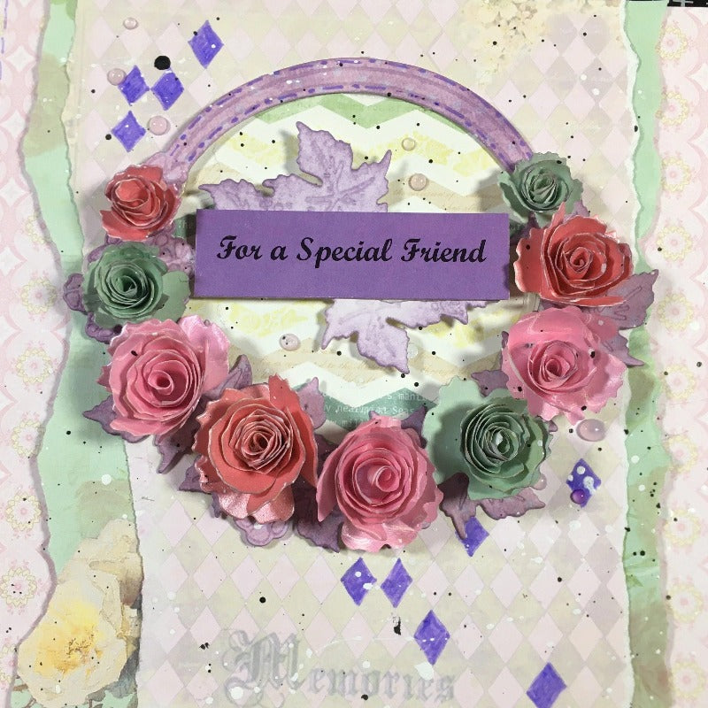 3D/ Pop Up Rose Dies - Inlovearts