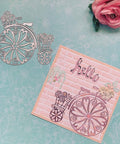 Floral Bicycle Dies - Inlovearts