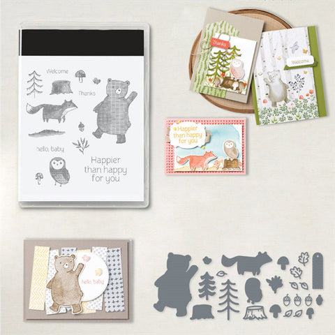 Inlovearts Dies with Stamps Set (25 Patterns)