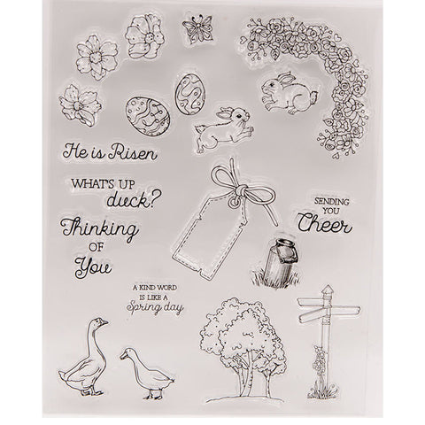 Inlovearts Farm Animals Dies with Stamps Set