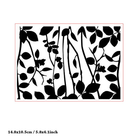 Inlovearts Hanging Branches Pattern Plastic Embossing Folder