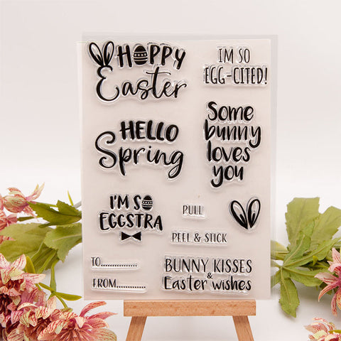 Inlovearts Easter Words Clear Stamps