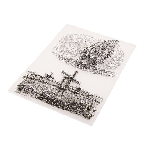Inlovearts Boats & Windmills Clear Stamps