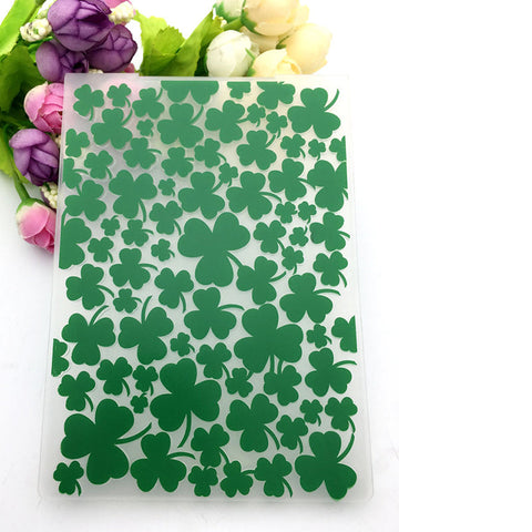 Inlovearts Clover Theme Embossing Folder