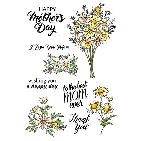 Inlovearts Happy Mother's Day Theme Dies with Stamps Set