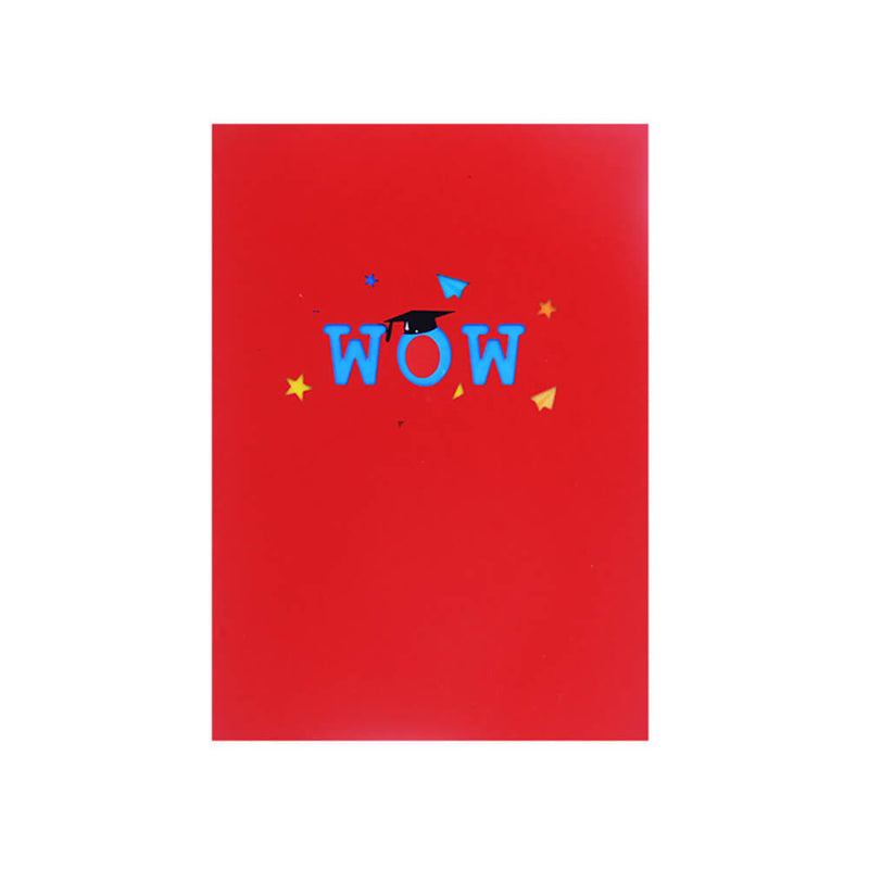 Inlovearts "Graduaed You" Word In 3D Greeting Card