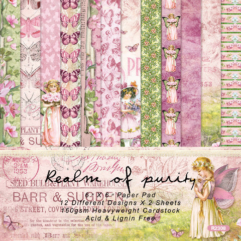 Inlovearts Realm of Purity Scrapbook & Cardstock Paper