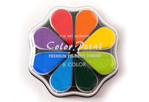 Inlovearts 8 Color Petal Ink Pad