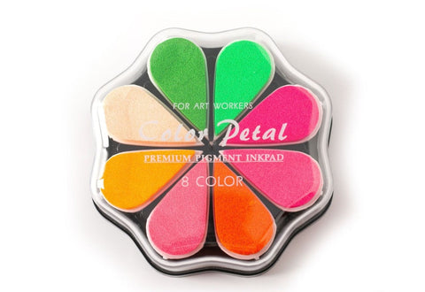 Inlovearts 8 Color Petal Ink Pad