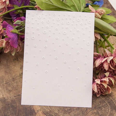 Inlovearts Little Flower Dots Embossing Folder