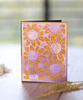 Hollow Sunflower Background Dies - Inlovearts