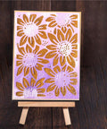 Hollow Sunflower Background Dies - Inlovearts