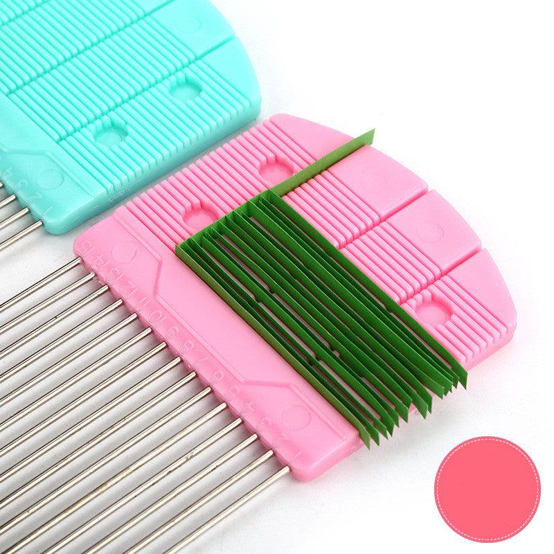 Pink & Green Paper Quilling Comb Paper Craft Tool