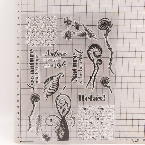 Inlovearts Ferns Clear Stamps