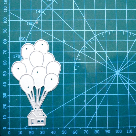 Inlovearts Flying Hot Air Balloon Metal Cutting Dies