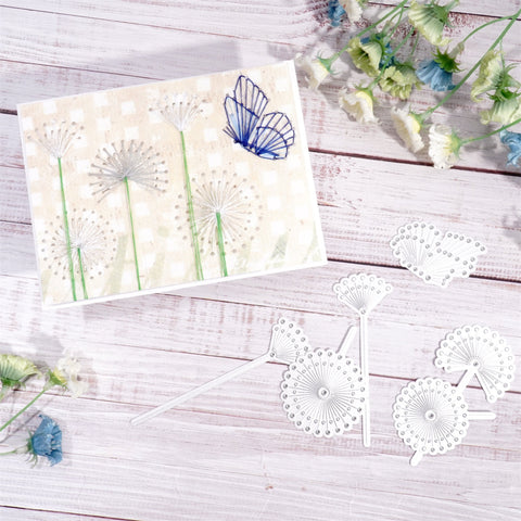 Inlovearts Stitched Spring Flower Cutting Dies