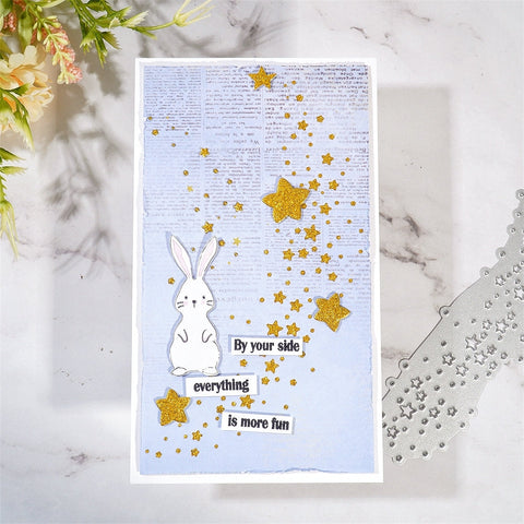 Inlovearts A Flush of Stars Cutting Dies