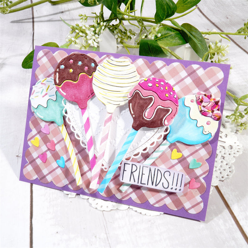 Inlovearts Yummy Lollipops Cutting Dies