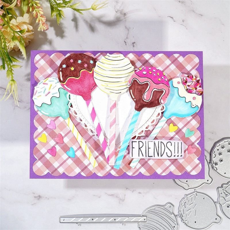 Inlovearts Yummy Lollipops Cutting Dies