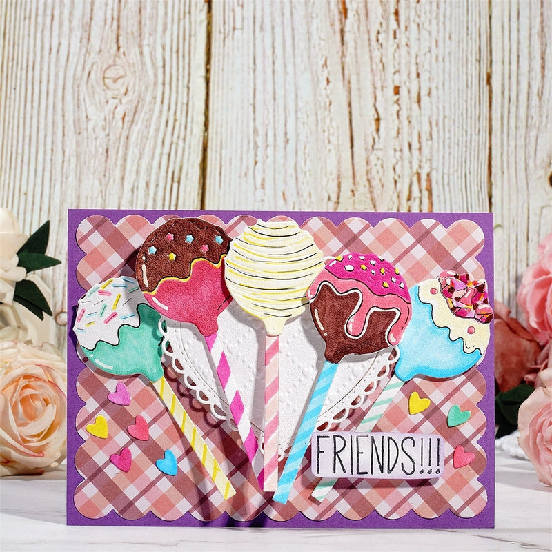 Inlovearts Yummy Lollipops Cutting Dies