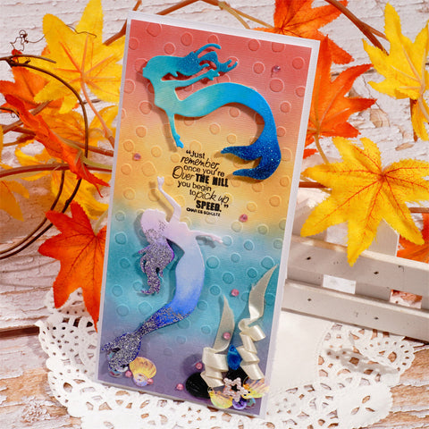 Inlovearts Mermaids Metal Cutting Dies