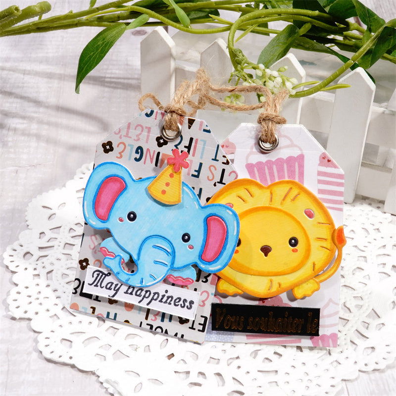 Inlovearts Lovely Little Animals Set Cutting Dies