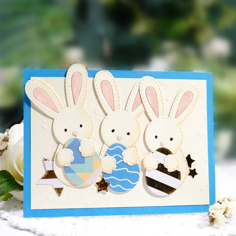 Inlovearts Easter Bunny Metal Cutting Dies